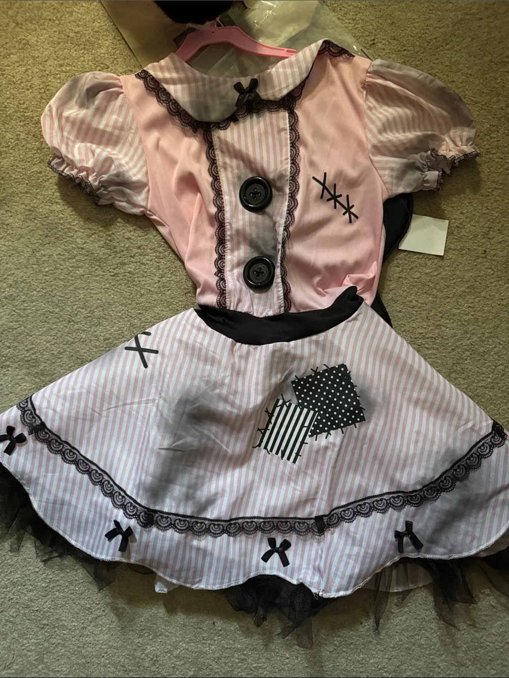 Wicked Wind-Up Doll Girl Costume - Pink (XL 14-16)